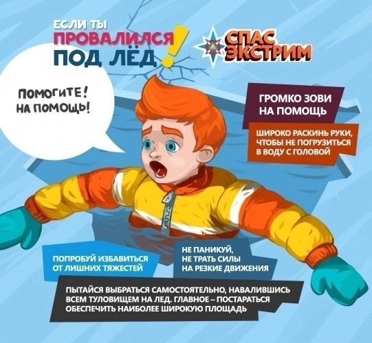 Правила поведения в зимний период на водоеме.